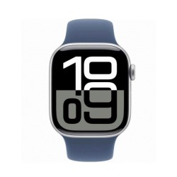 Apple Watch Series 10 46mm (MWWM3) Aluminio Plata M/L Azul Demin