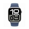 Apple Watch Series 10 46mm (MWWM3) Aluminio Plata M/L Azul Demin