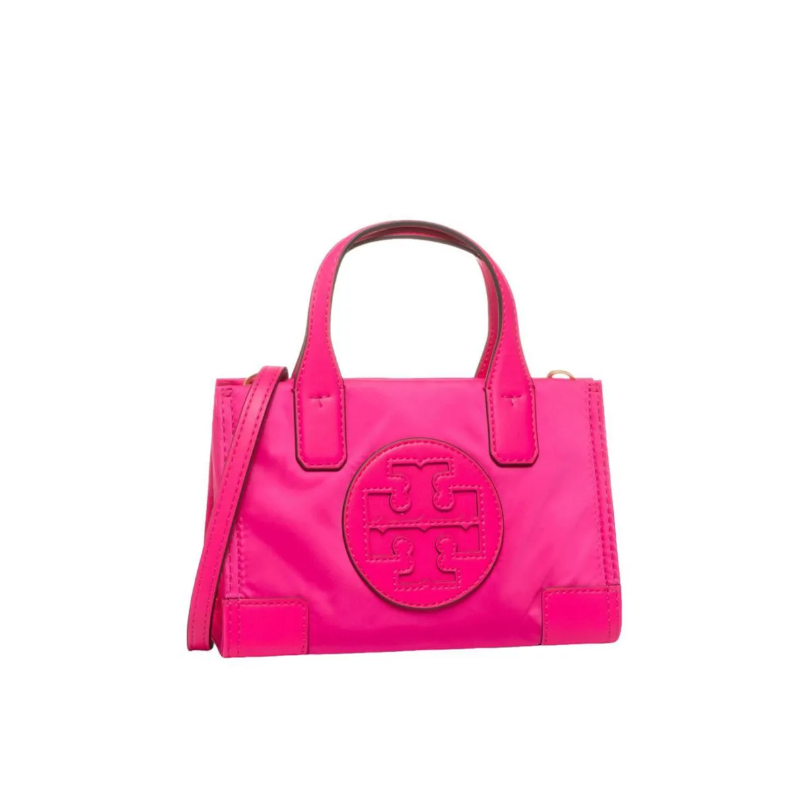 Bolsa Tory Burch Ella Micro Tote 61057 694 Rosa