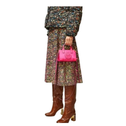Bolsa Tory Burch Ella Micro Tote 61057 694 Rosa