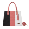 Bolsa Fana Irma Color Rosa / Negro Reforzada