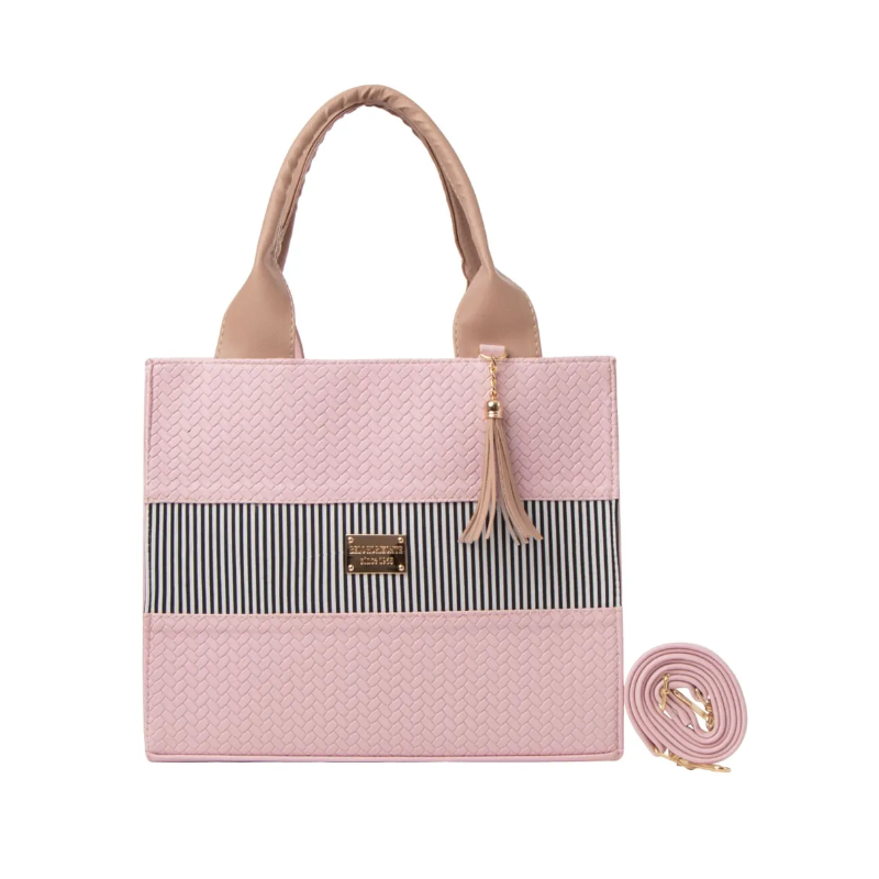 Bolsa Fana Malva Color Rosa Hermosa Bolsa Fana Malva Color Rosa Hermosa