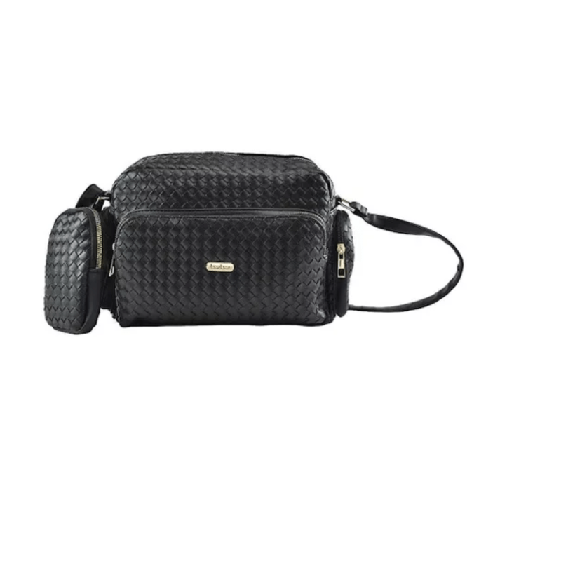 Bolso Crossbody Lulu Para Mujer Con Correa Reforzada Color Negro