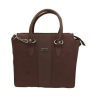 Bolsa en Piel Vacuno Cincelada Fana Camila Chocolate