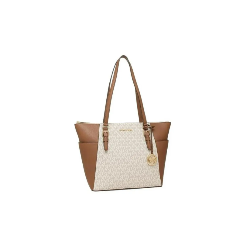 Bolsa Michael Kors Large Charlotte 35T0GCFT3B Beige Bolsa Michael Kors Large Charlotte 35T0GCFT3B Beige