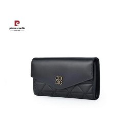 Cartera larga multifunción Pierre Cardin Mujer color Negro