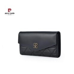 Cartera larga multifunción Pierre Cardin Mujer color Negro