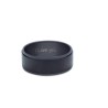 Argolla Viggo para hombre en color negro de acero inoxidable talla 11.
