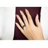 Churumbela 3 en 1 Infinity de acero inoxidable con zirconias talla 5.