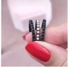 Churumbela 3 en 1 Infinity de acero inoxidable con zirconias talla 5.