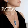 Set Collar y Aretes Seahorse Zvezda 0.925 Mujer