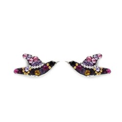 Set Collar y Aretes Colibrí Zvezda 0.925 Mujer Morado