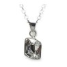 Collar y aretes Fancy cristal con plata .925 Zvezda
