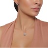 Set Ocean Heart, Baño oro blanco, 18K, E1-14-22