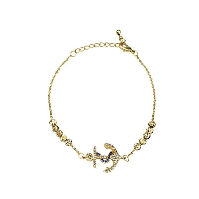 Pulsera Ocean Heart, Baño oro amarillo, 18K, OH18-392 Pulsera Ocean Heart, Baño oro amarillo, 18K, OH18-392