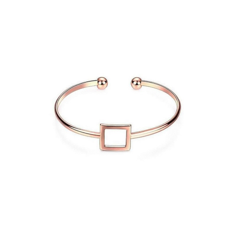 Brazalete Ocean Heart, Baño oro rosa, 18K, OH19-77