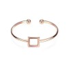 Brazalete Ocean Heart, Baño oro rosa, 18K, OH19-77