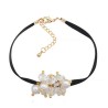 Pulsera Ocean Heart, Baño oro amarillo, OH16-768