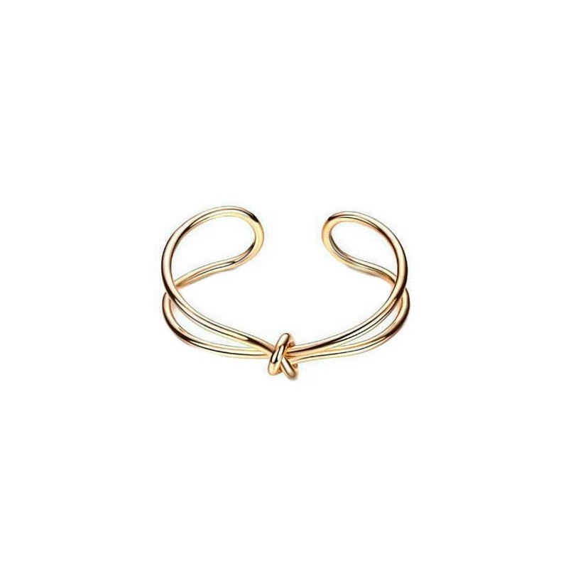 Brazalete Ocean Heart, Baño oro amarillo, 18K, OH19-91