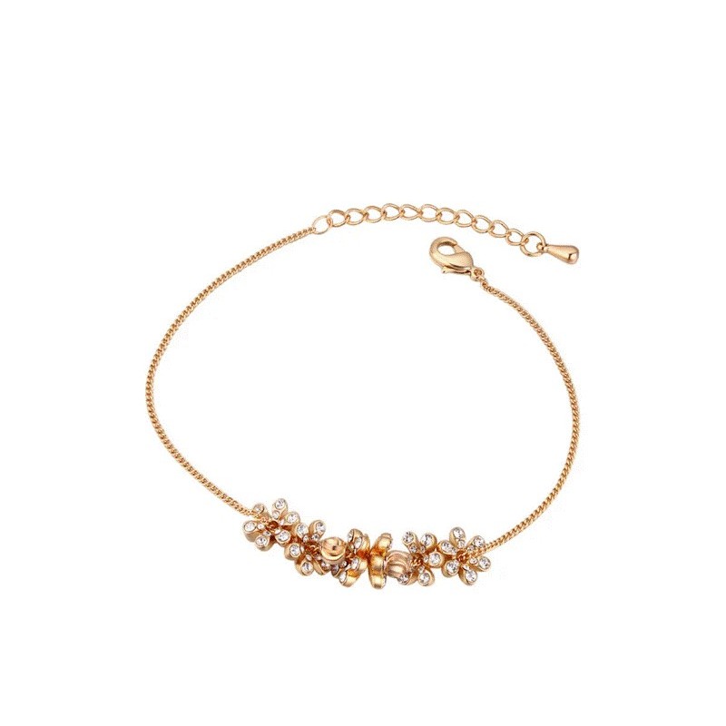 Pulsera Ocean Heart, Baño oro amarillo, 18K, AC16-696 Pulsera Ocean Heart, Baño oro amarillo, 18K, AC16-696