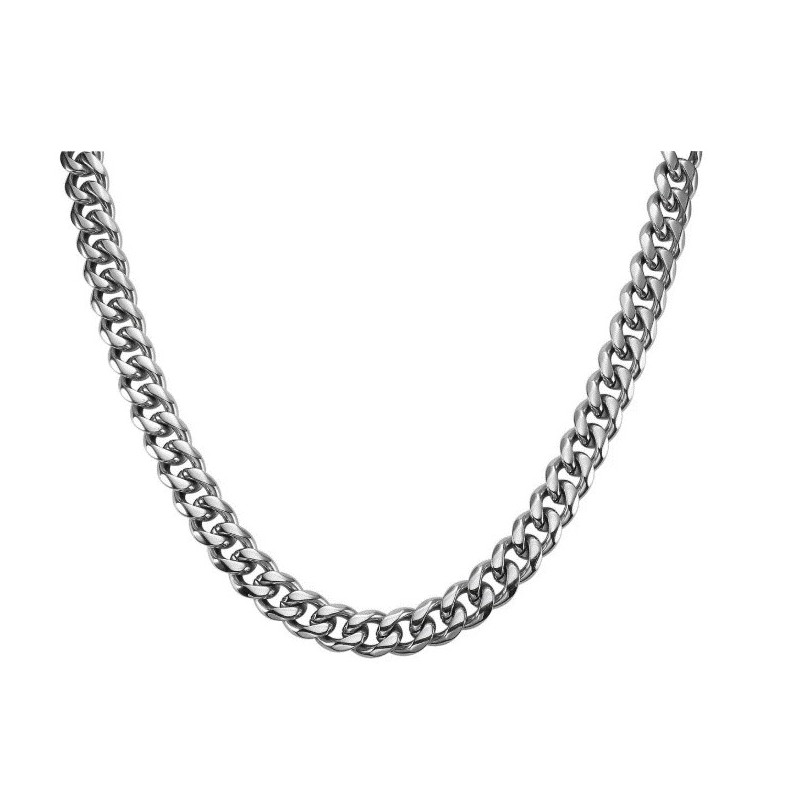 Collar Enso Para Hombre EMN179S Plateado