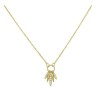 Collar y Dije Enso 925 Para Mujer ESN133G Dorado