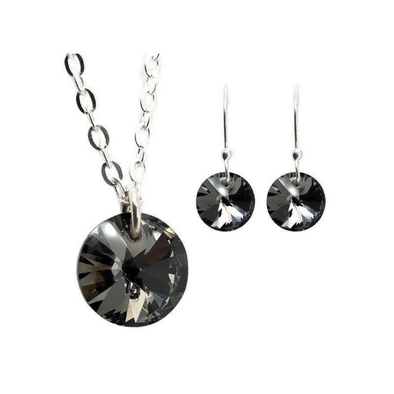 Set Collar Dije Corte Xilion Arete Zvezda Plata 0.925 Mujer Gris Set Collar Dije Corte Xilion Arete Zvezda Plata 0.925 Mujer Gris