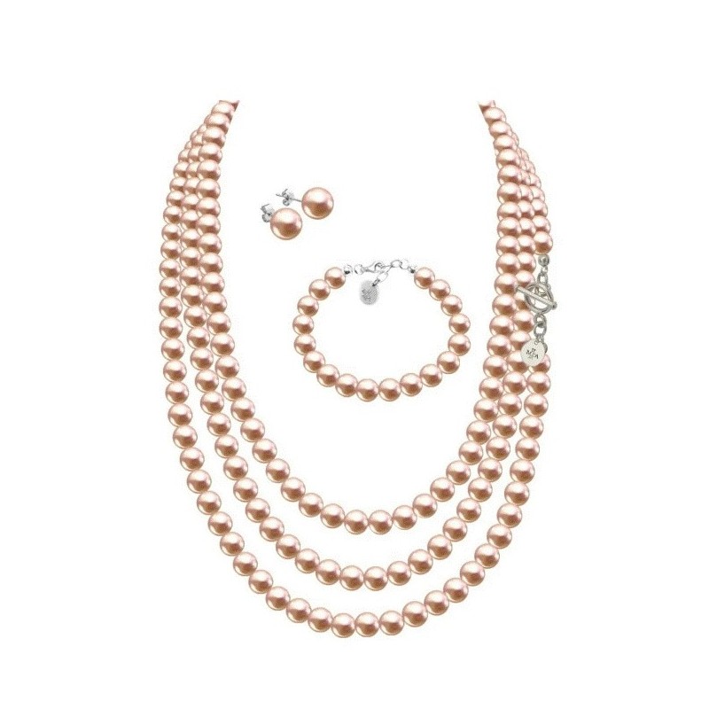 Set Collar Triple Aretes Pulsera Zvezda Plata 0.925 Mujer Dorado Set Collar Triple Aretes Pulsera Zvezda Plata 0.925 Mujer Dorado