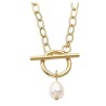 Collar de Acero Inoxidable Enso para Dama EICE232136G Dorado