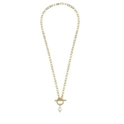Collar de Acero Inoxidable Enso para Dama EICE232136G Dorado