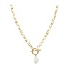 Collar de Acero Inoxidable Enso para Dama EICE232133G Dorado