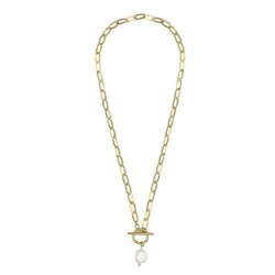 Collar de Acero Inoxidable Enso para Dama EICE232133G Dorado