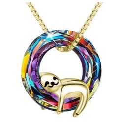 Collar con Colgante de Perezoso