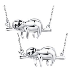 Collar con dije de Oso Perezoso