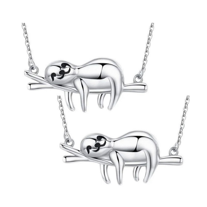 Collar con dije de Oso Perezoso