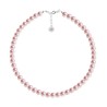 Collar y aretes Perlas de cristal Rosa Claro plata .925 Zvezda