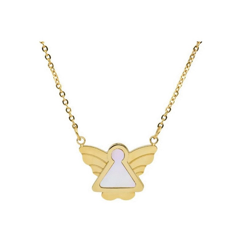 Collar Ocean Heart, Acero inoxidable, 18K, AC17-03 Collar Ocean Heart, Acero inoxidable, 18K, AC17-03
