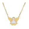 Collar Ocean Heart, Acero inoxidable, 18K, AC17-03