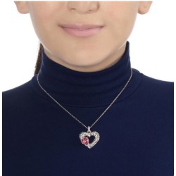 Dije Ocean Heart, Baño oro blanco, 18K, OH16-77