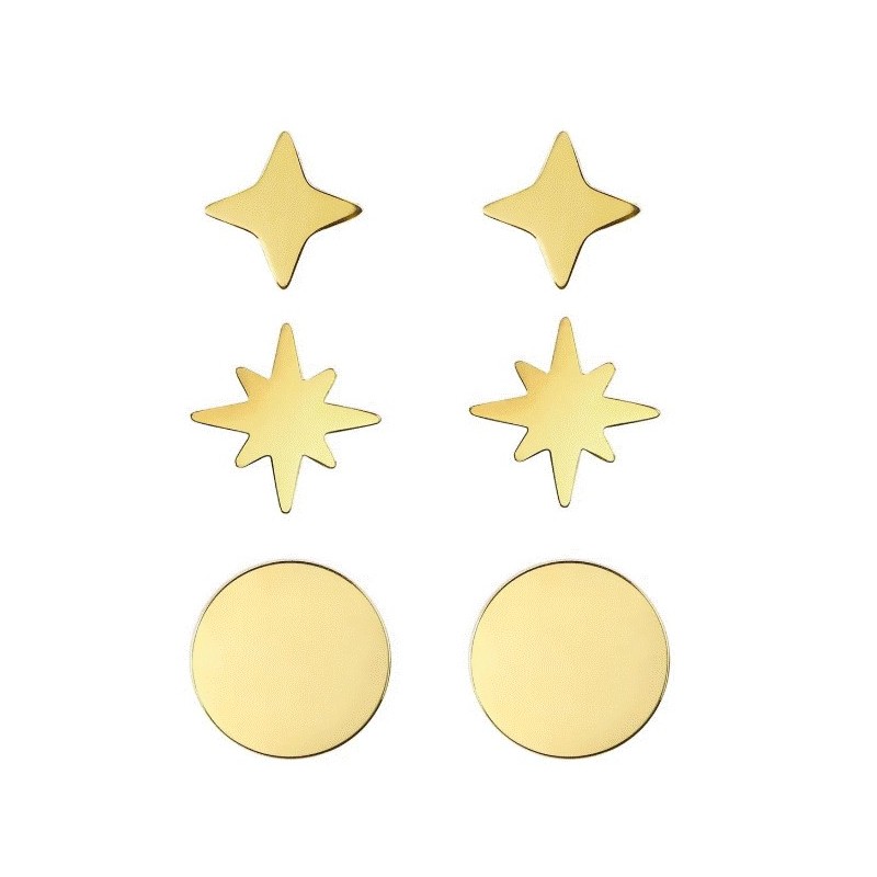 Set de Aretes Enso Para Mujer EJE3344G Dorado
