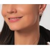 Aretes Ocean Heart, Baño oro rosa, 18K, ACM5-14-36