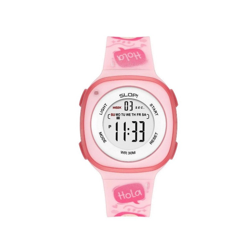 Reloj Infantil Slop Para Niña SW24402L2 Print Hola Reloj Infantil Slop Para Niña SW24402L2 Print Hola