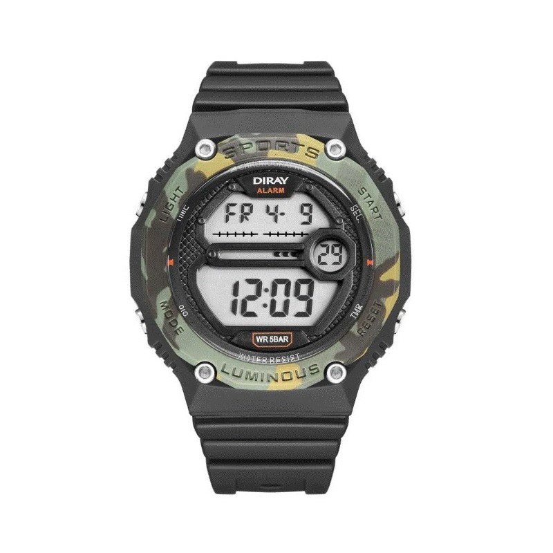 Reloj Infantil Diray para Caballero DR2116G2 Camuflado Reloj Infantil Diray para Caballero DR2116G2 Camuflado